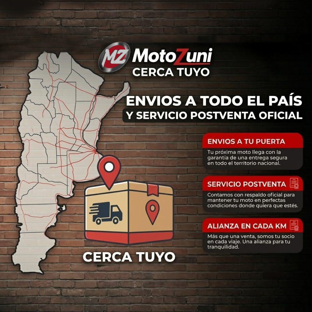 Envíos de motos Zanella a todo el país - Motozuni